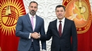 Prince Rahim greeted by President Sadyr Japarov of Kyrgyz Republic 
